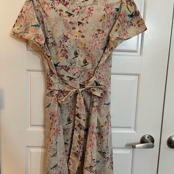 Anthropology Yumi Floral and Bird print dress - Picture 3 of 14